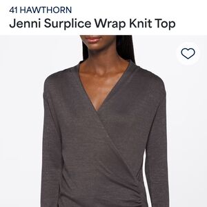 41 Hawthorn Jenni Wrap Knit Top